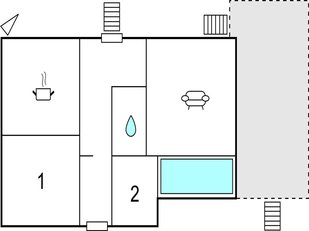 Two-Bedroom Apartment In Мандал Экстерьер фото